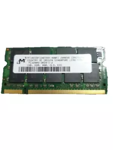 MT18VDDF12872HY-40BF1 Micron 1GB PC3200 ECC Unbuffered CL3 200-Pin SoDimm - Picture 1 of 1