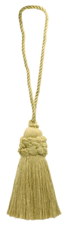 Borla de corona, estilo # CT03EMP, color # E16C - beige dorado [se vende individualmente] Foto 1 de 1