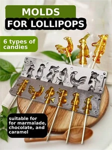 VINTAGE MOLD FOR MAKING LOLLIPOPS, CARAMELS AND CHOCOLATE CANDIES - Picture 1 of 9