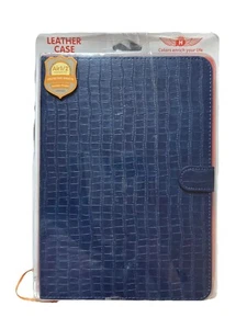 Embossed Leather Case Cover for iPad Pro 9.7 Air 1/2 Blue Unopened - Afbeelding 1 van 9