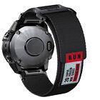 For Garmin Fenix 7/7X/6/6X/5/5X Plus 3Hr Quick Fit Rugged Nylon Watch Band Strap