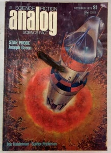 Analog Science Fiction/Science Fact Oktober 1975; Band 95 #10, Sternsonde J grün - Bild 1 von 4