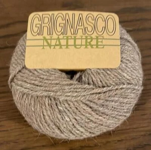 Nuevo con etiquetas Grignasco Naturaleza Merino Lana Merino Natural Alpaca 50 g Hilo Italiano 1 Madeja - Imagen 1 de 1