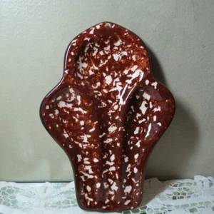Stangl Town and Country Brown Spoon Rest - Picture 1 of 8