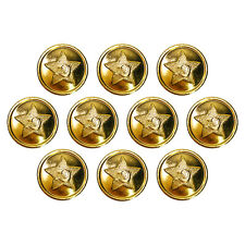 10-100 BUTTONS FROM THE SOVIET UNION. 14-22MM. GOLD STAR WITH HAMMER AND SICKLE