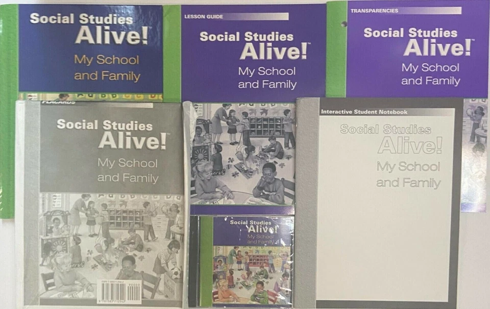 Grade 1 Social Studies Student Teacher Edition Bundle Homeschool 1st Curriculum - Image 1 of 1