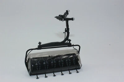 Jc 86505 6 Chairs D-Line Black Gray Gondola Cable Car 1:32 New + OVP - Image 1 of 4