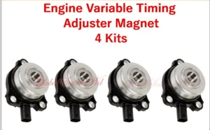Set of 4 Engine Variable Timing Adjuster Magnet Fits: Mercedes Benz 2006 & Up - Picture 1 of 4