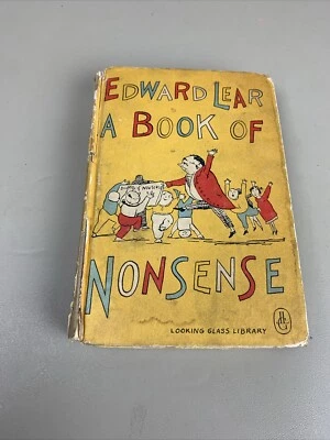 Edward Lear:  A Book of Nonsense 1959 Hardcover, Looking Glass Library #7 - Image 1 of 4