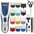 Wahl Colour Pro Cordless Hair Clipper Kit, Neck Duster, Colour Coded Combs, Hair