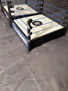 WWF WWE Ring Elite Smackdown Live Main Event Ring Mattel 2010 Wrestling Toy X2! - Imagen 1 de 22