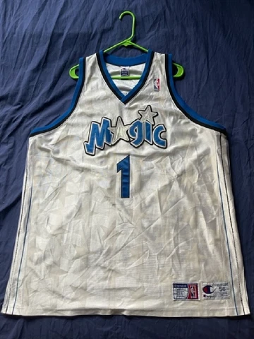 Vintage Champion authentic NBA Orlando Magic jersey Tracy McGrady #1 56 Cover