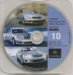 2001 2002 2003 Mercedes CL600 CL500 Comand Navigation CD Canada Map v2009 Update - Picture 1 of 2
