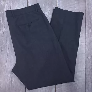 Alberto Pants Mens 38x32 Kevin Comfort Fit Ceramica Dress Dark Gray Straight Leg - Bild 1 von 7