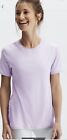 Fabletics Womens Size Medium Pheonix Short Sleeve Shirt Tee Hazy Iris
