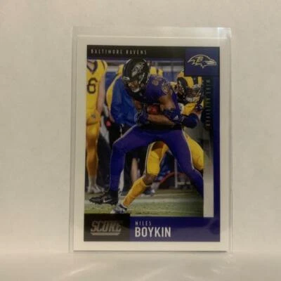 #43 Miles Boykin Baltimore Ravens 2020 Score Football Card LB - Image 1 of 2