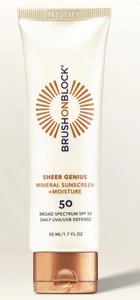 Brush On Block Sheer Genius mineralische Sonnencreme Universaltönung LSF 50 1,7 oz - neu - Bild 1 von 1