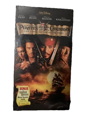 Pirates of the Caribbean: The Curse of the Black Pearl (VHS) NEW / SEALED Foto 1 de 2