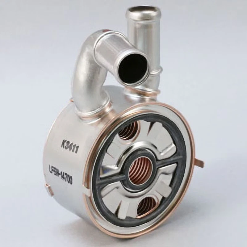 Mazda Genuine 2.3L TURBO MAZDA 3/5/6 CX-7 LF6W-14-700A Upgrade Engine Oil Cooler - Image 1 of 1