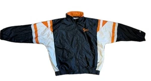 VTG Mens Baltimore Orioles Starter Jacket MLB Full-Zip Windbreaker Nylon XL - Picture 1 of 12