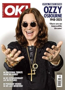 OK! Magazine (UK) - 4th August 2025 - Ozzy Osbourne Special Tribute Edition - Picture 1 of 1