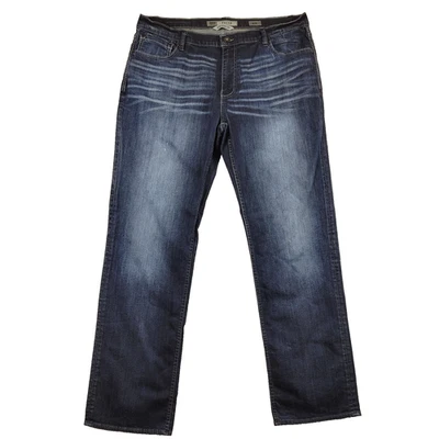 BKE джинсовой ткани мужчин 40L Tyler джинсы прямые штанины темно стирка усы 40 X 34 - Изображение 1 из 4