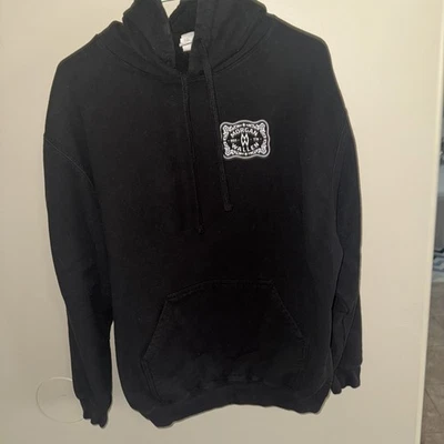 Morgan Wallen Sudadera con Capucha Adulto Grande Peligroso Tour Negro Pullover Sudadera con Capucha Foto 1 de 4