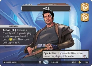 x1 DJ - Need a Lift? (Showcase) R Star Wars Secrets of Power M/NM - Picture 1 of 1