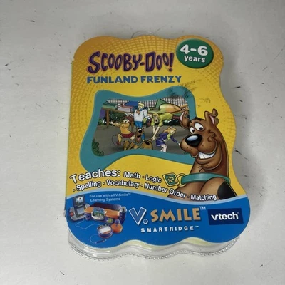 Vtech Scooby-Doo Funland Frenzy V.Smile Teaches Vocabulary & Numbers NEW NOS - Image 1 of 4