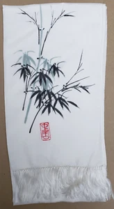 Japanese Handpainted Silk Scarf - Picture 1 of 5