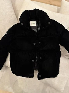 Sam Girls Velvet Coat Black Size 6 - Picture 1 of 5