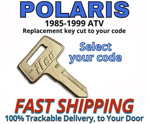 Polaris Keys ATV 1985-1999 Replacement Key Cut to Code 3201-3250 - Foto 1 di 2