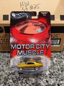 Hot Wheels Motor City Muscle '68 Chevy Nova 3/4 Real Riders - Picture 1 of 7