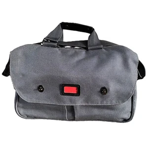 Andiamo Valoroso Weekender Bag Luggage Made In USA Gray Balistic Nylon Vintage - Picture 1 of 13