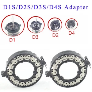 HID Bulb D1S D2S Holder Base Rings Metal Lock Retainers Clips Adapters For BMW - Picture 1 of 8