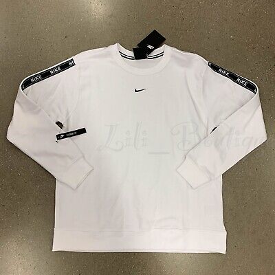 NWT Nike CN6872-100 Women Sportswear Sweatshirt Top Loose Fit White Black Size S • 39.95€
