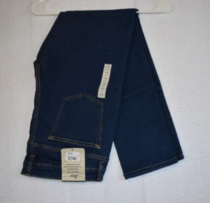 G.H. Bass & Co. Womens Size 8 Skinny Jeans Stretch Dark Blue Denim NWT - Picture 1 of 10