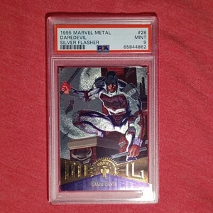 Marvel Metal 1995: Daredevil Silver Flasher 28 - PSA 9 - Picture 1 of 2