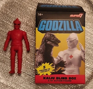 Super7 ReAction - Godzilla Kaiju Blind Box - FIREFIGHTER JET JAGUAR - Picture 1 of 5