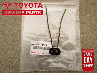 99 - 03 TOYOTA SOLARA 2 PIN FRONT HEADLIGHT HIGHBEAM PIGTAIL CONNECTOR OEM NEW - Image 1 of 4