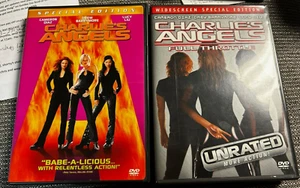 Charlie's Angels  and charlie's angels full throttle DVDs - Picture 1 of 1
