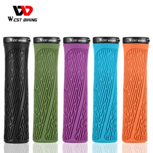 WEST BIKING Uchwyty kierownicy rowerowej Lock-on Guma Kolarstwo MTB Uchwyty rowerowe para - Zdjęcie 1 z 22