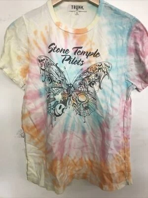Camiseta TRUNK LTD para niñas Tie-Dye Stone Temple Pilots con mariposa talla mediana Foto 1 de 4