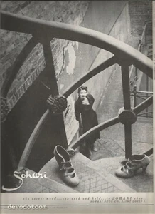 Zapatos Sohari años 40, anuncio de Saint Louis 1949 - Imagen 1 de 1