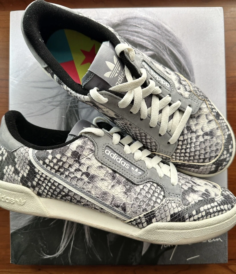Adidas Continental 80 Ms 6.5 (Ws 8.5) Estampado Piel de Serpiente - Edición Limitada Foto 1 de 4