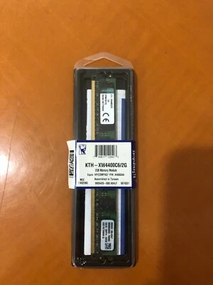 Kingston KTH-XW4400C6/2G 2GB PC2-6400 DDR2-800MHz non-ECC Unbuffered CL6 240-Pin - Image 1 of 4