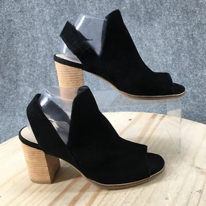 Cole Haan Boots Womens 9.5 B Callista Grand Os Open Toe Slingback Heels Black - Picture 1 of 17