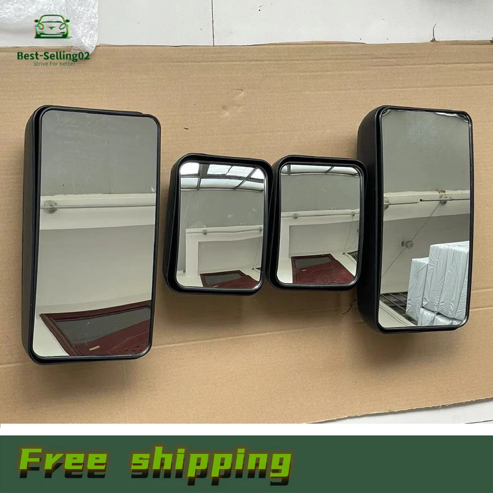 For 2008-2020 HINO 145 165 238 258 268 338 7.7L Left + Right Side Door Mirror - Image 1 of 4