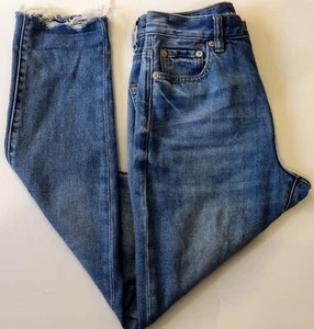 AMERICAN EAGLE Niñas Mujeres Vaquera Azul Jeans Pantalones Talla 00 - 26 Envejecidos (#1) - Imagen 1 de 12