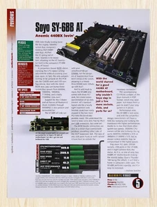 1997 Soyo SY-6BB AT Original Advertisement v1 - Picture 1 of 1
